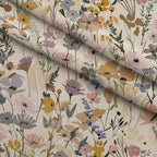 Painterly Blooms Pattern 4 Fleece Fabric — fleece fabric folded close-up preview (mv-fleece-v1:lying)