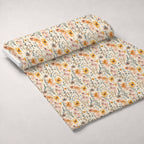 Painterly Blooms Pattern 5 Fleece Fabric — fleece fabric unrolled bolt preview (mv-fleece-v1:bolt)