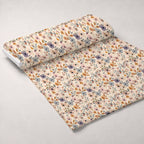 Painterly Blooms Pattern 6 Fleece Fabric — fleece fabric unrolled bolt preview (mv-fleece-v1:bolt)