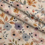 Painterly Blooms Pattern 6 Fleece Fabric — fleece fabric folded close-up preview (mv-fleece-v1:lying)