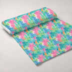 Paradise Palms Pattern 8 Fleece Fabric — fleece fabric unrolled bolt preview (mv-fleece-v1:bolt)