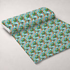Paradise Punch Pattern 1 Fleece Fabric — fleece fabric unrolled bolt preview (mv-fleece-v1:bolt)