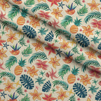 Paradise Punch Pattern 12 Fleece Fabric — fleece fabric folded close-up preview (mv-fleece-v1:lying)