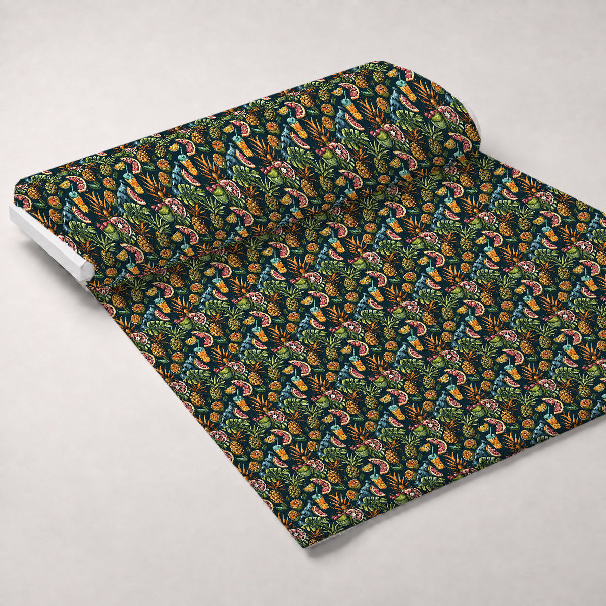 Paradise Punch Pattern 3 Fleece Fabric — fleece fabric unrolled bolt preview (mv-fleece-v1:bolt)