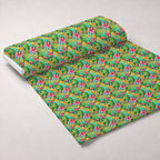Paradise Punch Pattern 4 Fleece Fabric — fleece fabric unrolled bolt preview (mv-fleece-v1:bolt)