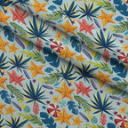 Paradise Punch Pattern 9 Fleece Fabric — fleece fabric folded close-up preview (mv-fleece-v1:lying)