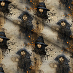 Parchment Coven Pattern 8 Fleece Fabric — fleece fabric folded close-up preview (mv-fleece-v1:lying)