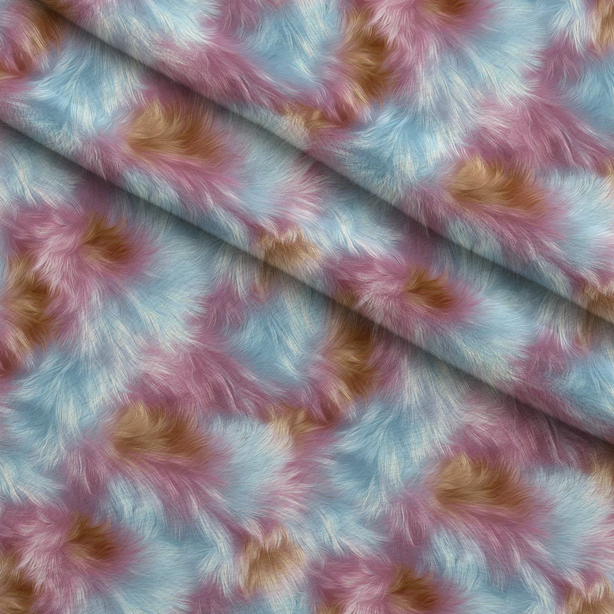 Pastel Plush Pattern 3 Fleece Fabric — fleece fabric folded close-up preview (mv-fleece-v1:lying)
