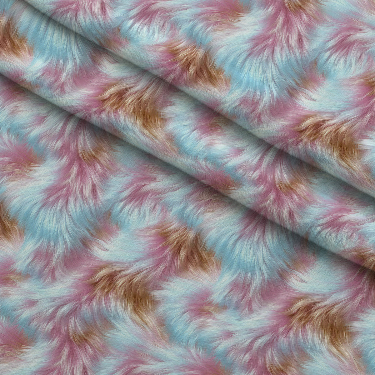 Pastel Plush Pattern 4 Fleece Fabric — fleece fabric folded close-up preview (mv-fleece-v1:lying)