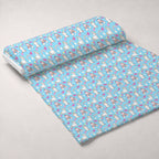 Pastel Pony Dreams Pattern 11 Fleece Fabric — fleece fabric unrolled bolt preview (mv-fleece-v1:bolt)