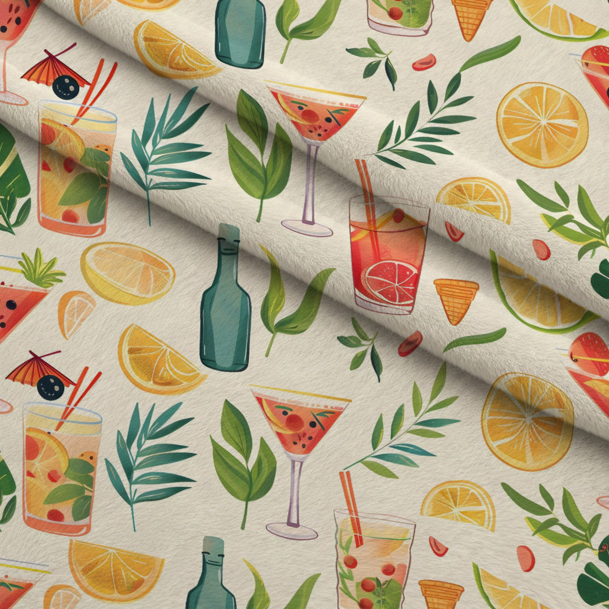 Pastel Sips Pattern 11 Fleece Fabric — fleece fabric folded close-up preview (mv-fleece-v1:lying)