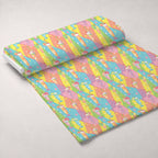 Pastel Sips Pattern 16 Fleece Fabric — fleece fabric unrolled bolt preview (mv-fleece-v1:bolt)