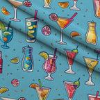 Pastel Sips Pattern 9 Fleece Fabric — fleece fabric folded close-up preview (mv-fleece-v1:lying)