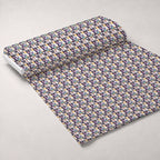 Pastel Spiderwebs Pattern 1 Fleece Fabric — fleece fabric unrolled bolt preview (mv-fleece-v1:bolt)