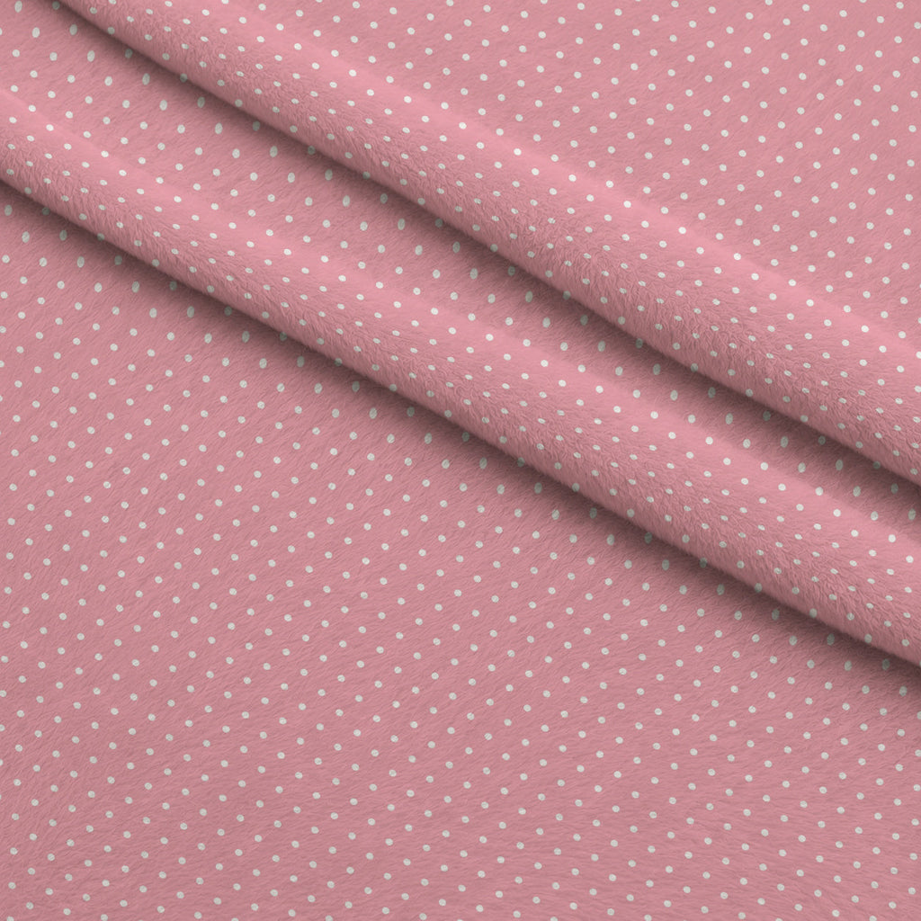 Pastel Spiderwebs Pattern 10 Fleece Fabric — fleece fabric folded close-up preview (mv-fleece-v1:lying)