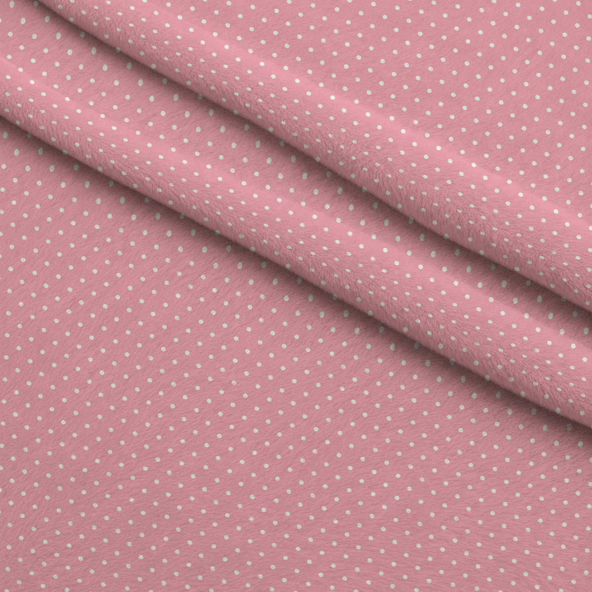 Pastel Spiderwebs Pattern 10 Fleece Fabric — fleece fabric folded close-up preview (mv-fleece-v1:lying)