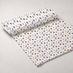 Pastel Spiderwebs Pattern 11 Fleece Fabric — fleece fabric unrolled bolt preview (mv-fleece-v1:bolt)