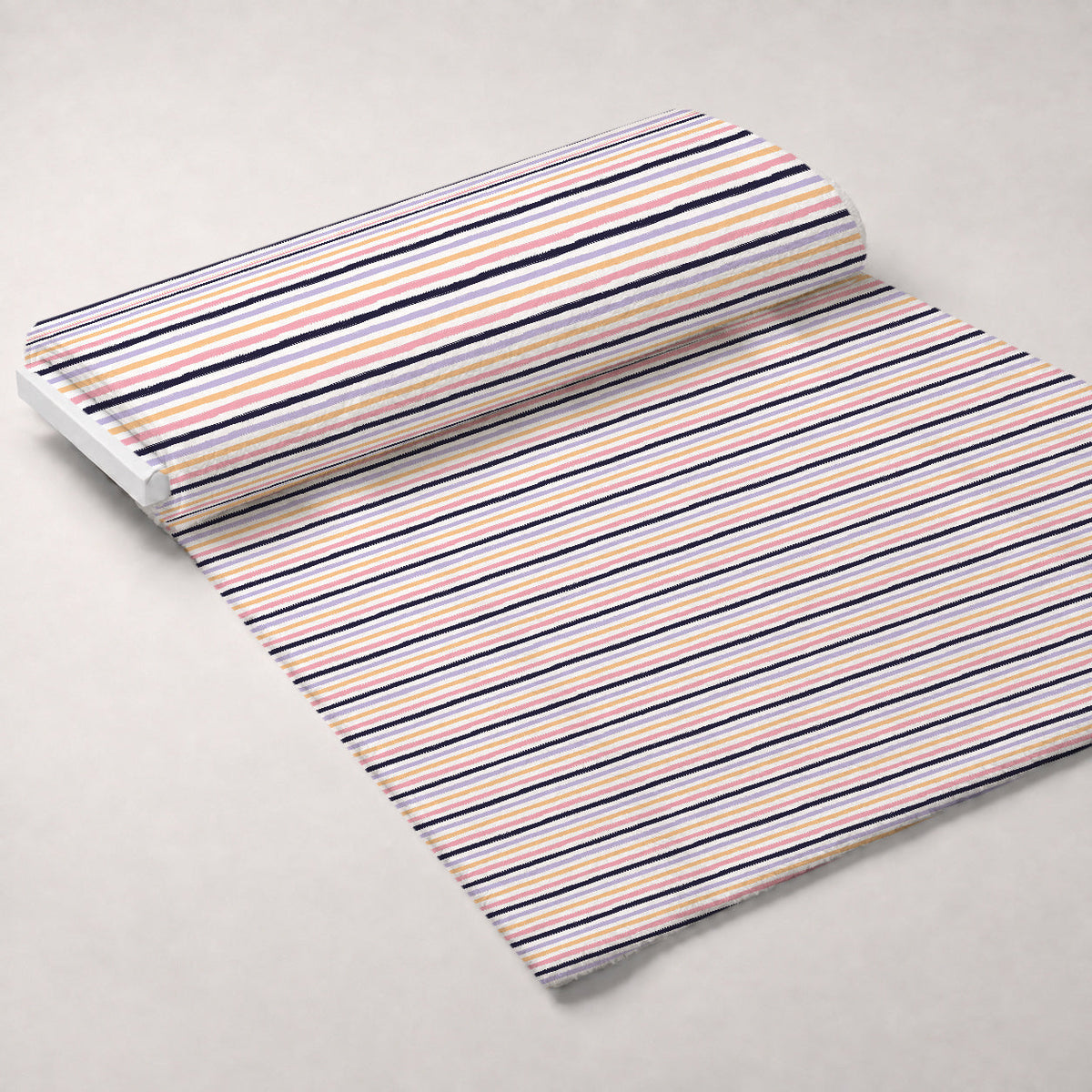 Pastel Spiderwebs Pattern 16 Fleece Fabric — fleece fabric unrolled bolt preview (mv-fleece-v1:bolt)