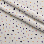 Pastel Spiderwebs Pattern 2 Fleece Fabric — fleece fabric folded close-up preview (mv-fleece-v1:lying)
