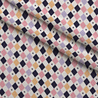 Pastel Spiderwebs Pattern 4 Fleece Fabric — fleece fabric folded close-up preview (mv-fleece-v1:lying)