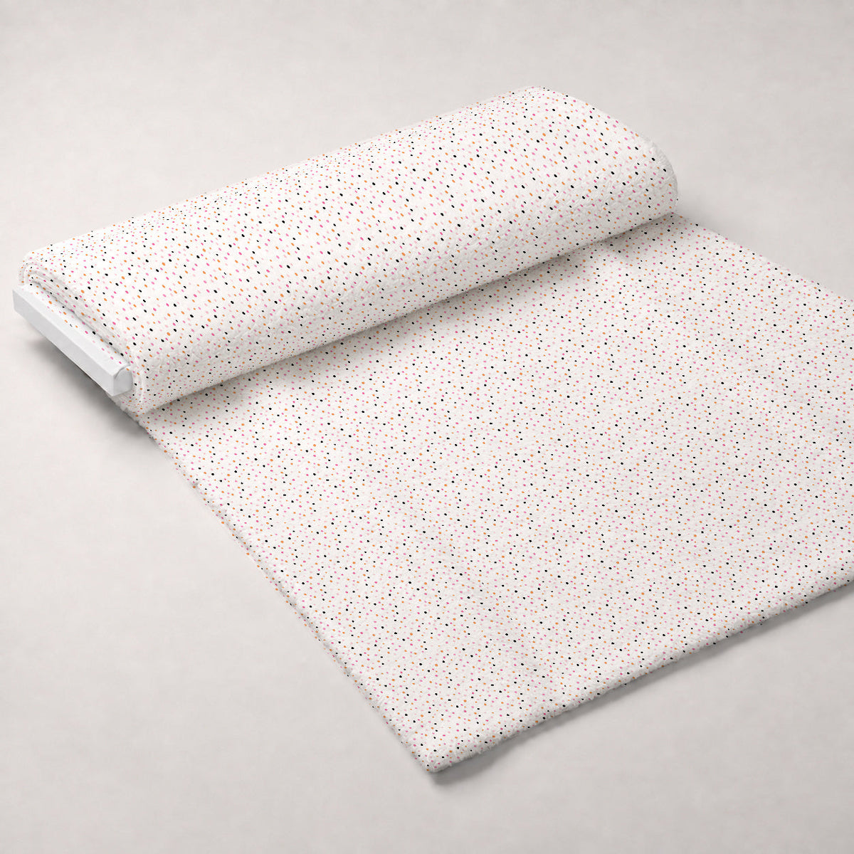 Pastel Spooks Pattern 1 Fleece Fabric — fleece fabric unrolled bolt preview (mv-fleece-v1:bolt)