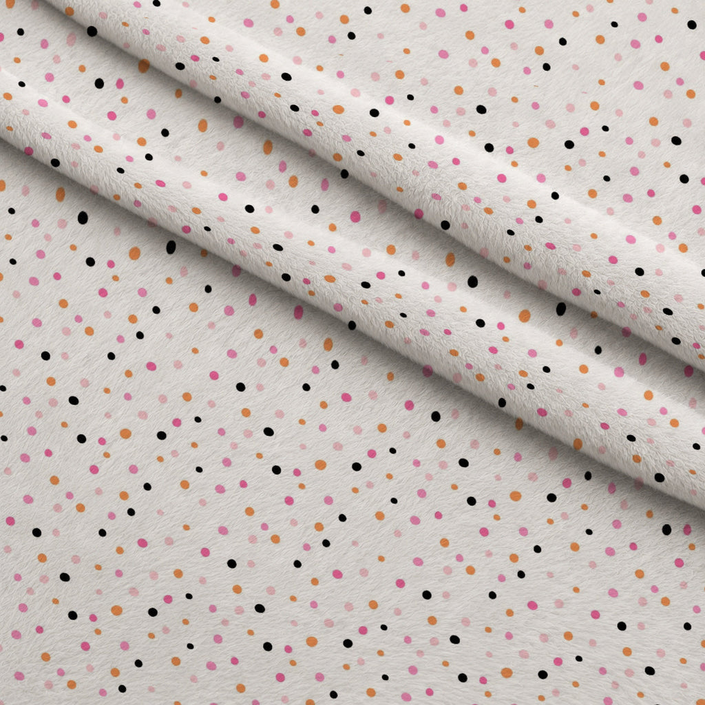 Pastel Spooks Pattern 1 Fleece Fabric — fleece fabric folded close-up preview (mv-fleece-v1:lying)