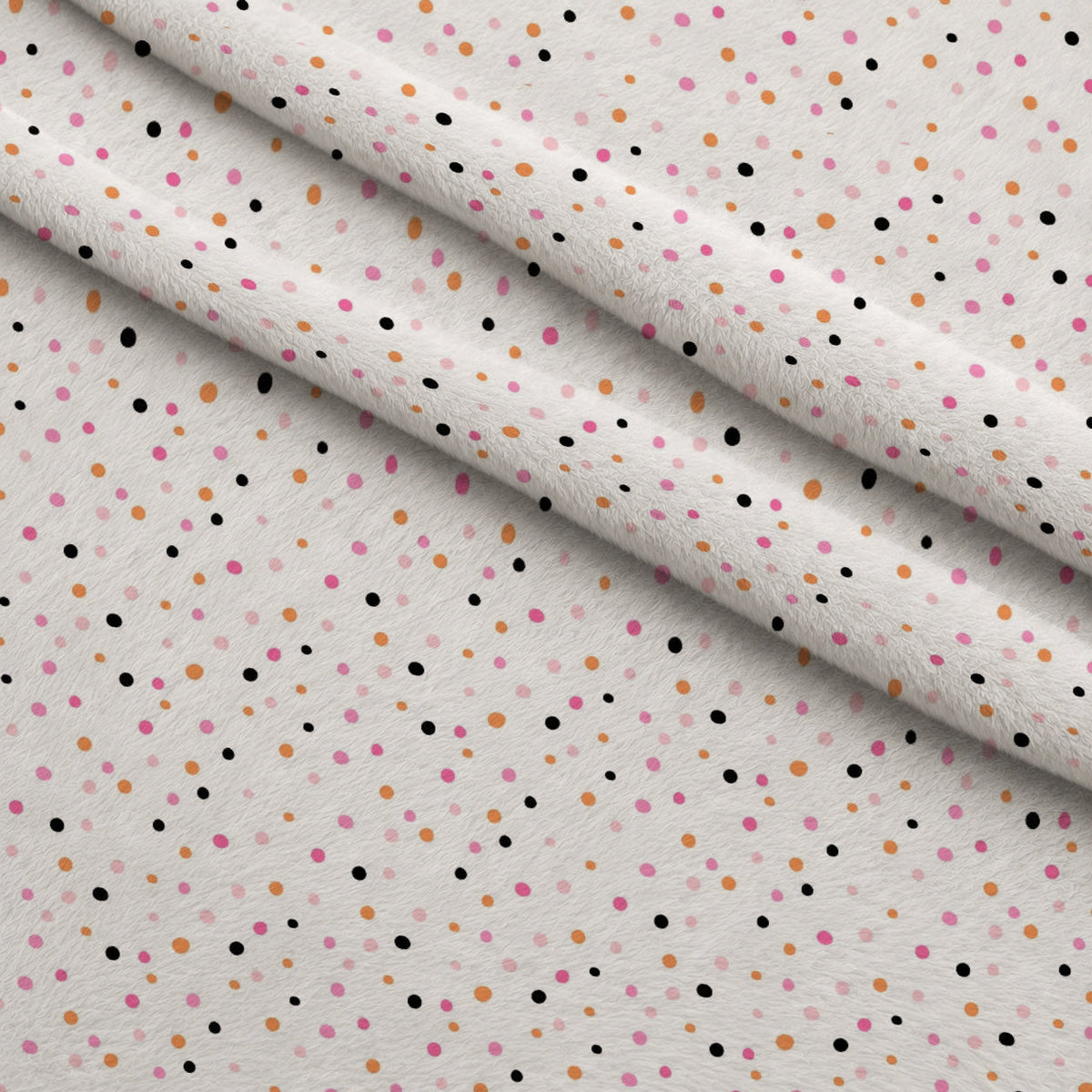 Pastel Spooks Pattern 1 Fleece Fabric — fleece fabric folded close-up preview (mv-fleece-v1:lying)