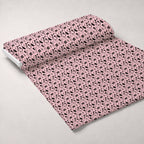 Pastel Spooks Pattern 3 Fleece Fabric — fleece fabric unrolled bolt preview (mv-fleece-v1:bolt)