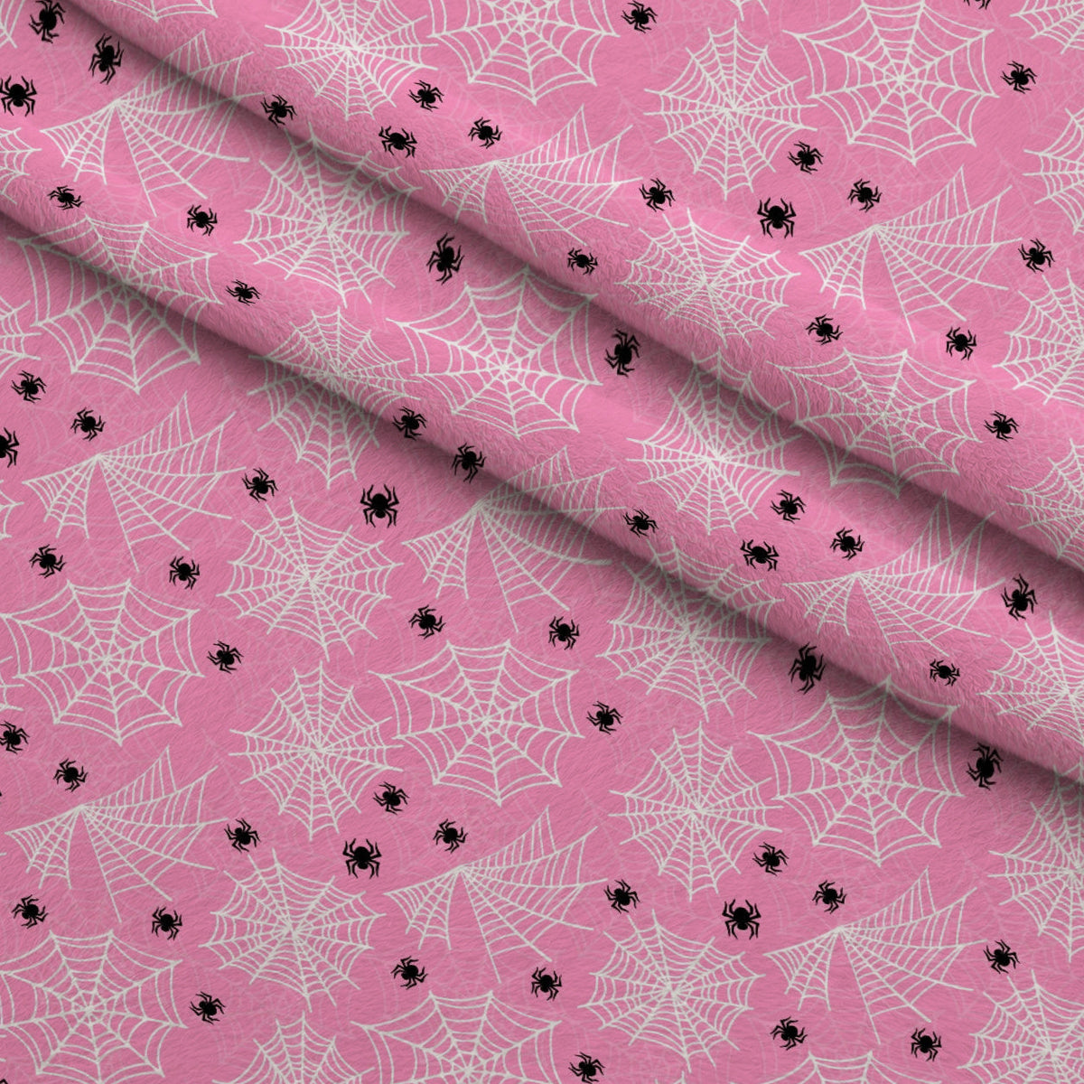 Pastel Spooks Pattern 8 Fleece Fabric — fleece fabric folded close-up preview (mv-fleece-v1:lying)