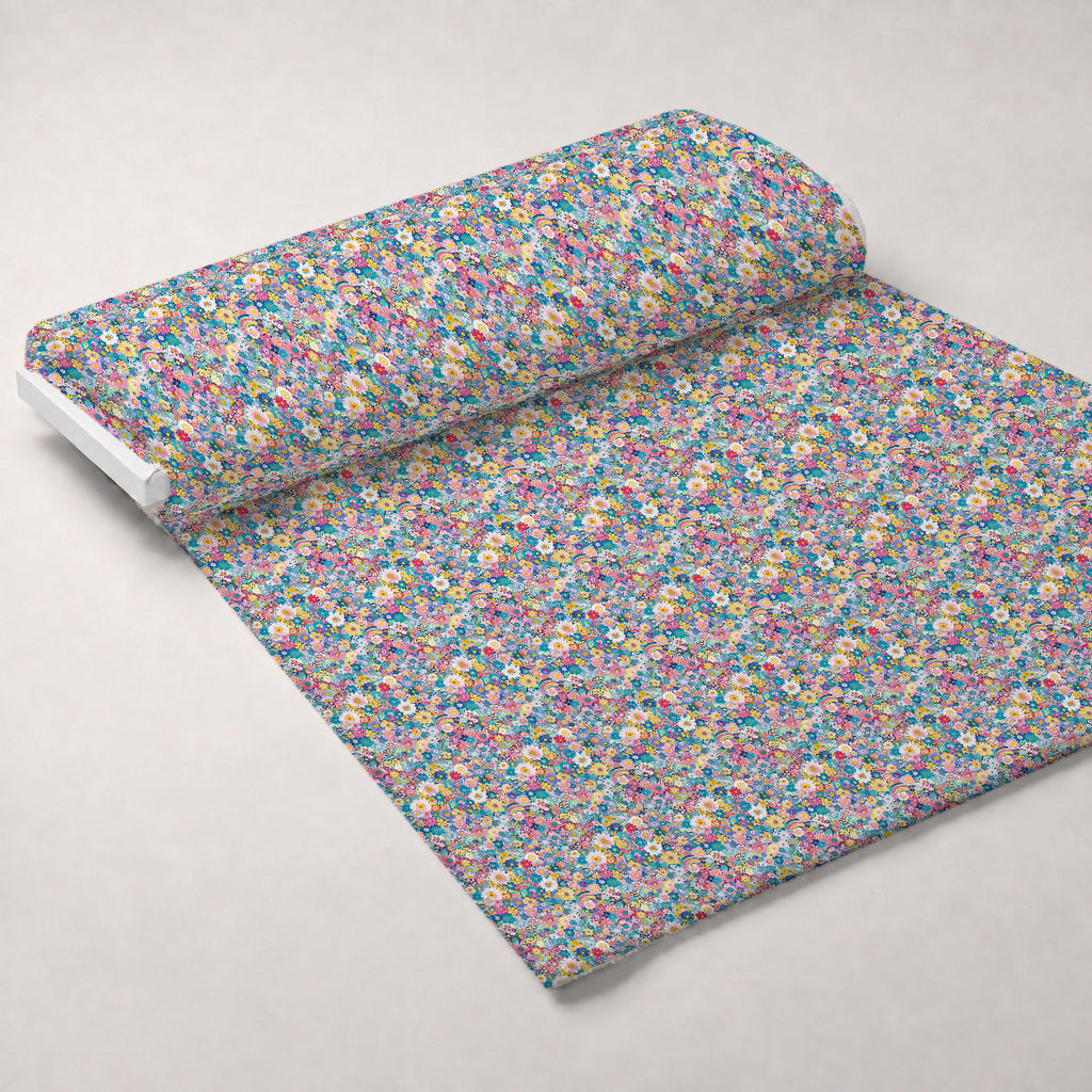 Pastel Sweethearts Pattern 3 Fleece Fabric — fleece fabric unrolled bolt preview (mv-fleece-v1:bolt)