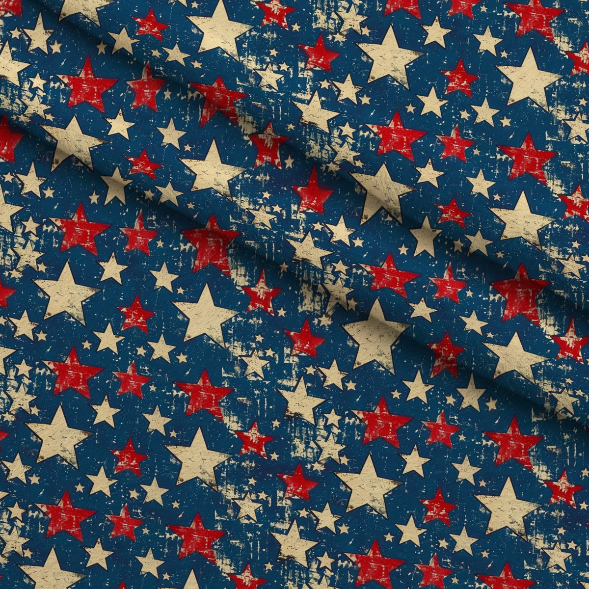 Patriotic Pattern 1 Fleece Fabric — fleece fabric folded close-up preview (mv-fleece-v1:lying)