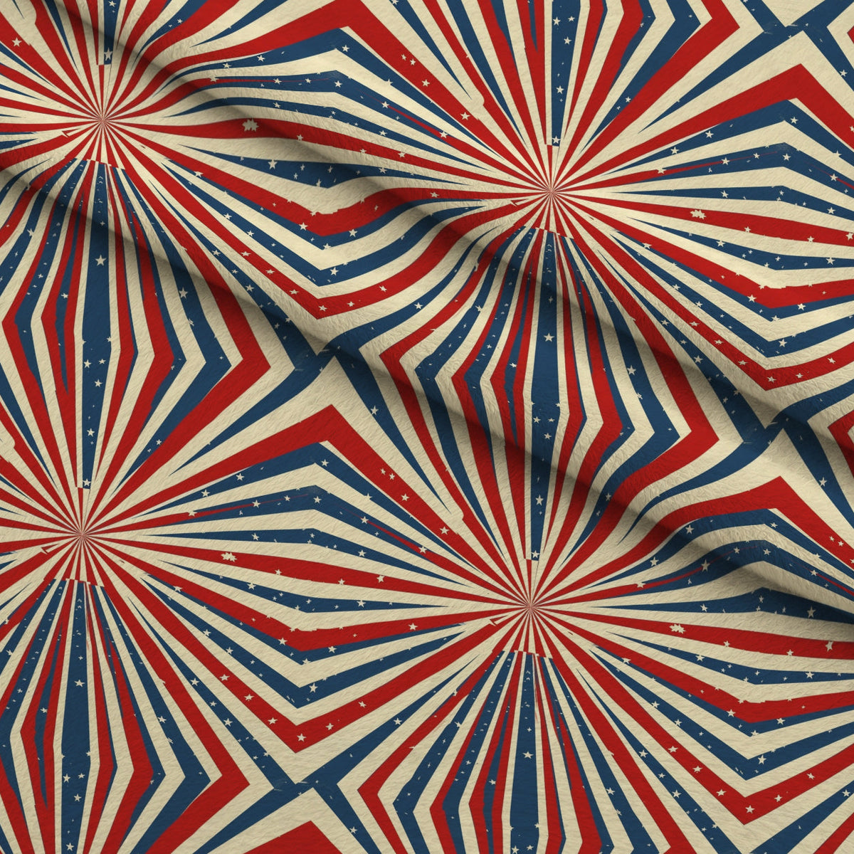 Patriotic Pattern 14 Fleece Fabric — fleece fabric folded close-up preview (mv-fleece-v1:lying)
