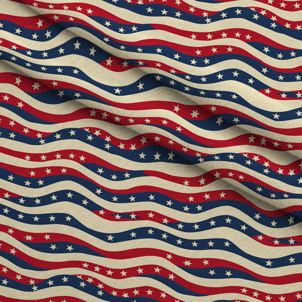 Patriotic Pattern 18 Fleece Fabric — fleece fabric folded close-up preview (mv-fleece-v1:lying)
