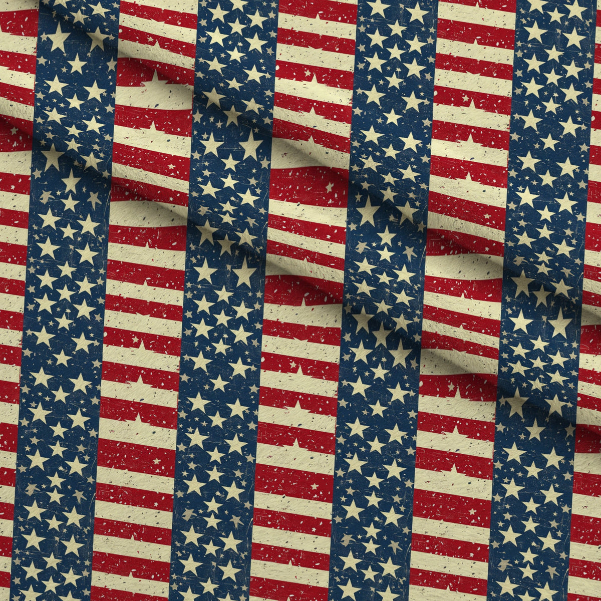 Patriotic Pattern 5 Fleece Fabric — fleece fabric folded close-up preview (mv-fleece-v1:lying)