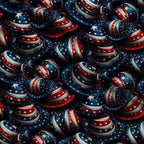 Patriotic Petals Pattern 11 Fleece Fabric — fleece fabric folded close-up preview (mv-fleece-v1:lying)
