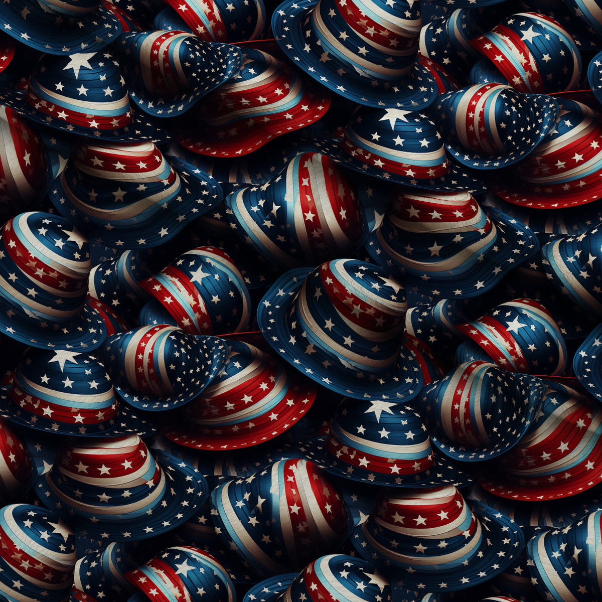 Patriotic Petals Pattern 11 Fleece Fabric — fleece fabric folded close-up preview (mv-fleece-v1:lying)