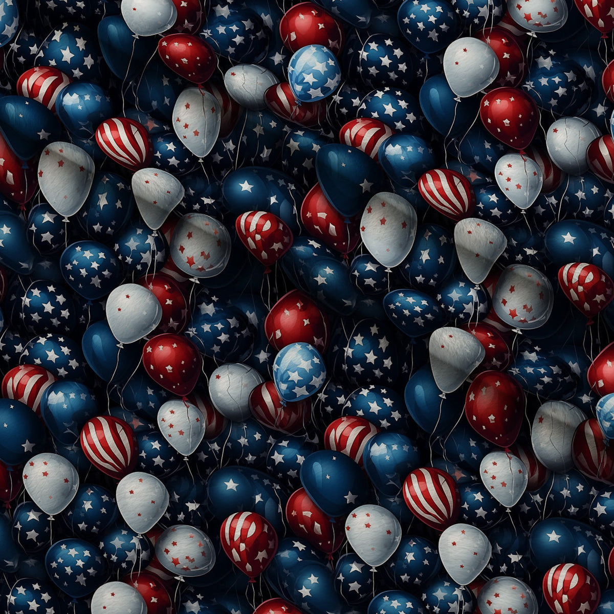 Patriotic Petals Pattern 13 Fleece Fabric — fleece fabric folded close-up preview (mv-fleece-v1:lying)