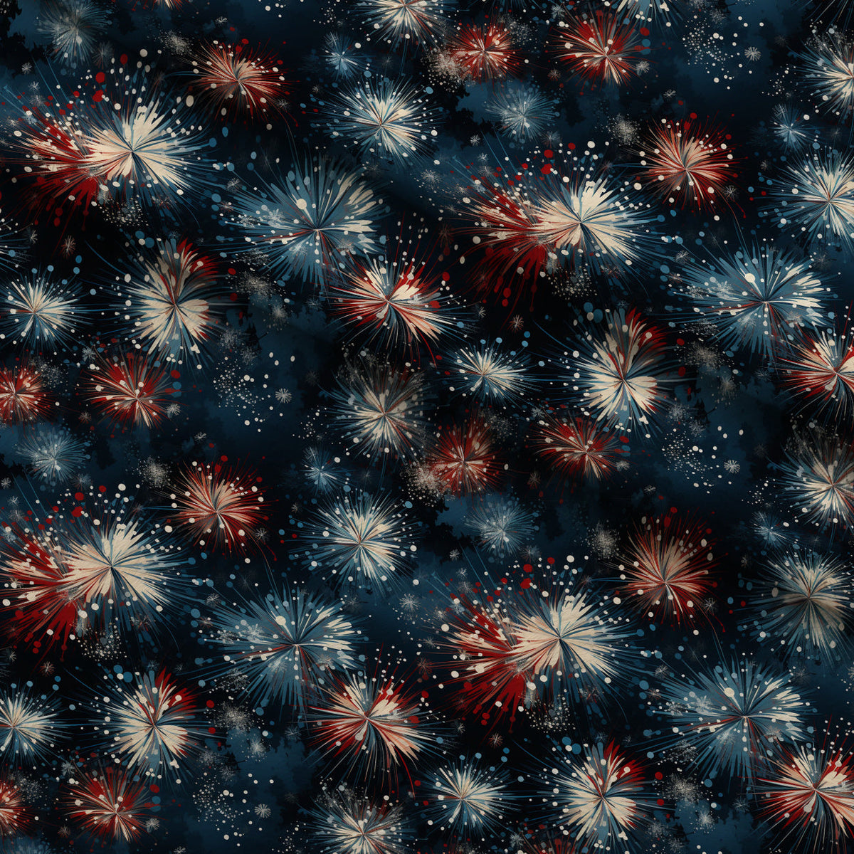 Patriotic Petals Pattern 8 Fleece Fabric — fleece fabric folded close-up preview (mv-fleece-v1:lying)