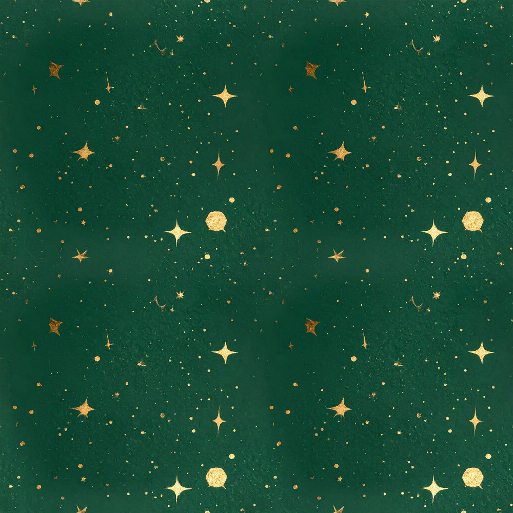 forest green, gold, metallic gold, celestial, stars, moons, night sky, sparkle, twinkle, shimmer, elegant, magical, whimsical, modern, luxury, holiday, christmas, winter, starry night, moon phase, constellation, dreamy, sophisticated, nursery, baby room, kids room, gender neutral, enchanted, glamorous, festive