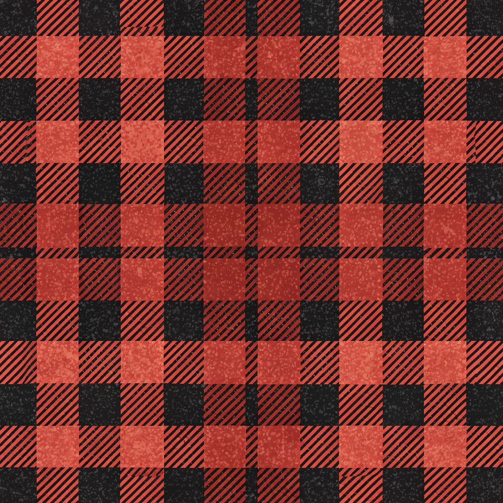 red, black, buffalo plaid, checkered pattern, gingham, plaid design,, fabric panel, alternating squares, diagonal stripes, rustic pattern, country style, geometric design, two-tone checkerboard, lumberjack plaid, woven texture, crafting fabric, patchwork material, flannel-style print