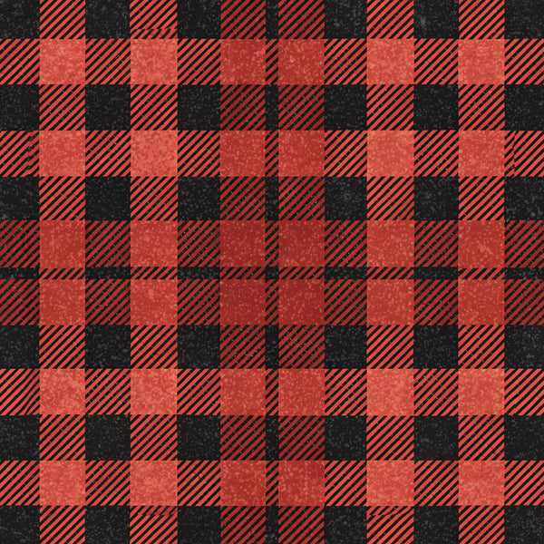 red, black, buffalo plaid, checkered pattern, gingham, plaid design,, fabric panel, alternating squares, diagonal stripes, rustic pattern, country style, geometric design, two-tone checkerboard, lumberjack plaid, woven texture, crafting fabric, patchwork material, flannel-style print