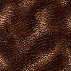brown, cognac, leather texture, crocodile skin, reptile pattern, scales, embossed surface, rich brown tones, textured fabric, animal print, exotic skin, luxury texture,, fabric panel, western theme, rustic brown, natural pattern, dimensional texture, glossy finish, organic shapes