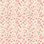 vintage pink, cream background, floral pattern, small flowers, delicate blooms, scattered design, feminine, soft tones,, fabric panel, botanical motifs, romantic style, dusty rose, peachy pink, tiny blossoms, all-over print, cottage style, shabby chic, pastel colors