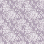 lavender, mauve, dusty purple, white, lace floral, vintage floral, rose, ornamental, damask, scrollwork, flourish, elegant, romantic, traditional, botanical, garden, nature, wedding, bridal, sophisticated, ornate, detailed, delicate, classic, timeless, shabby chic, heirloom
