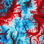 red, white, blue, tie-dye, swirled patterns, marbled effect, patriotic colors, abstract design, fluid patterns, cotton fabric, quilting panel, americana theme, flowing designs, paint-like swirls, red white blue, marbling technique, abstract art, fabric panel,, patriotic fabric