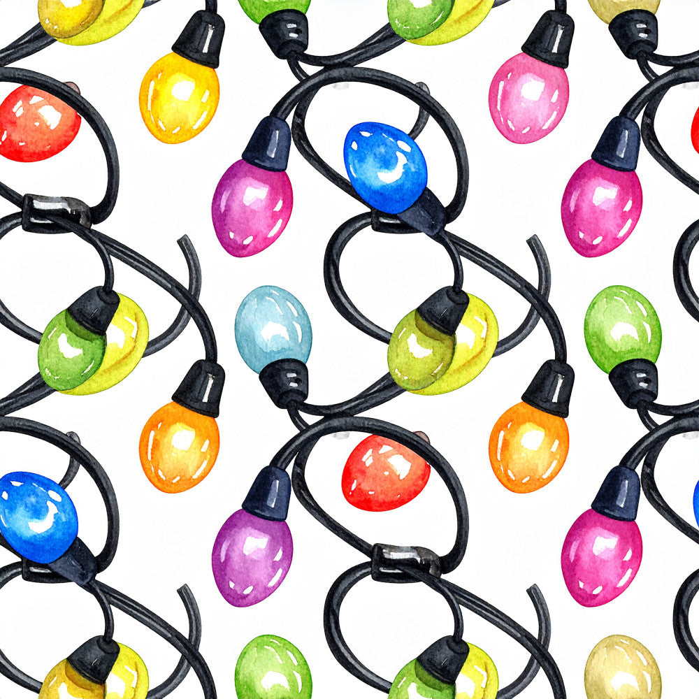 string lights, colorful bulbs, bright multicolor, rainbow, festive, holiday, christmas, vintage aesthetic, whimsical, playful, retro, warm glow, yellow, blue, pink, magenta, red, orange, green, lime green, purple, light blue, cheerful, nostalgic, mid-century, decorative lights, party theme, celebration, kids room, playroom