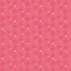 coral pink, salmon pink, white, starburst pattern, atomic design, mid-century modern, retro style, geometric shapes, radiating lines, sparkle motif, 1950s aesthetic, vintage inspired,, fabric panel, repetitive pattern, nostalgic feel, diner theme, starlike designs, coordinating colors, crafting material