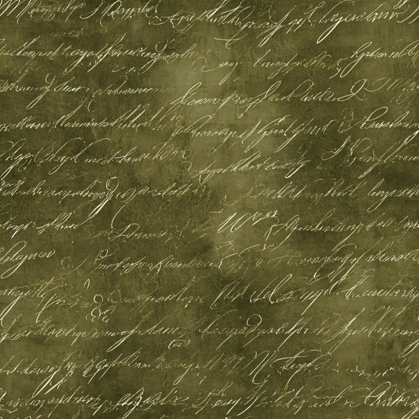 olive green, sage green, khaki, cream, cursive script, handwriting, vintage calligraphy, antique text, classic literature, stationery, elegant, traditional, rustic, literary, historical, nostalgic, old world, distressed, grunge, letter writing, manuscript, parchment, aged paper, timeless, romantic, classic romance, victorian, heritage, document print, script lettering