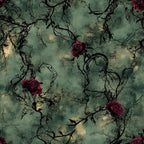 forest green, deep burgundy, dark red rose, vintage aesthetic, gothic, moody, distressed, floral, roses, grapevine, twisted vines, botanical, nature, romantic, elegant, dark academia, witchy, dark green, aged patina, grunge, dark and moody, luxury, dramatic, thorny vines, deep jewel tones, autumn, gothic romance, dark vintage, ornate