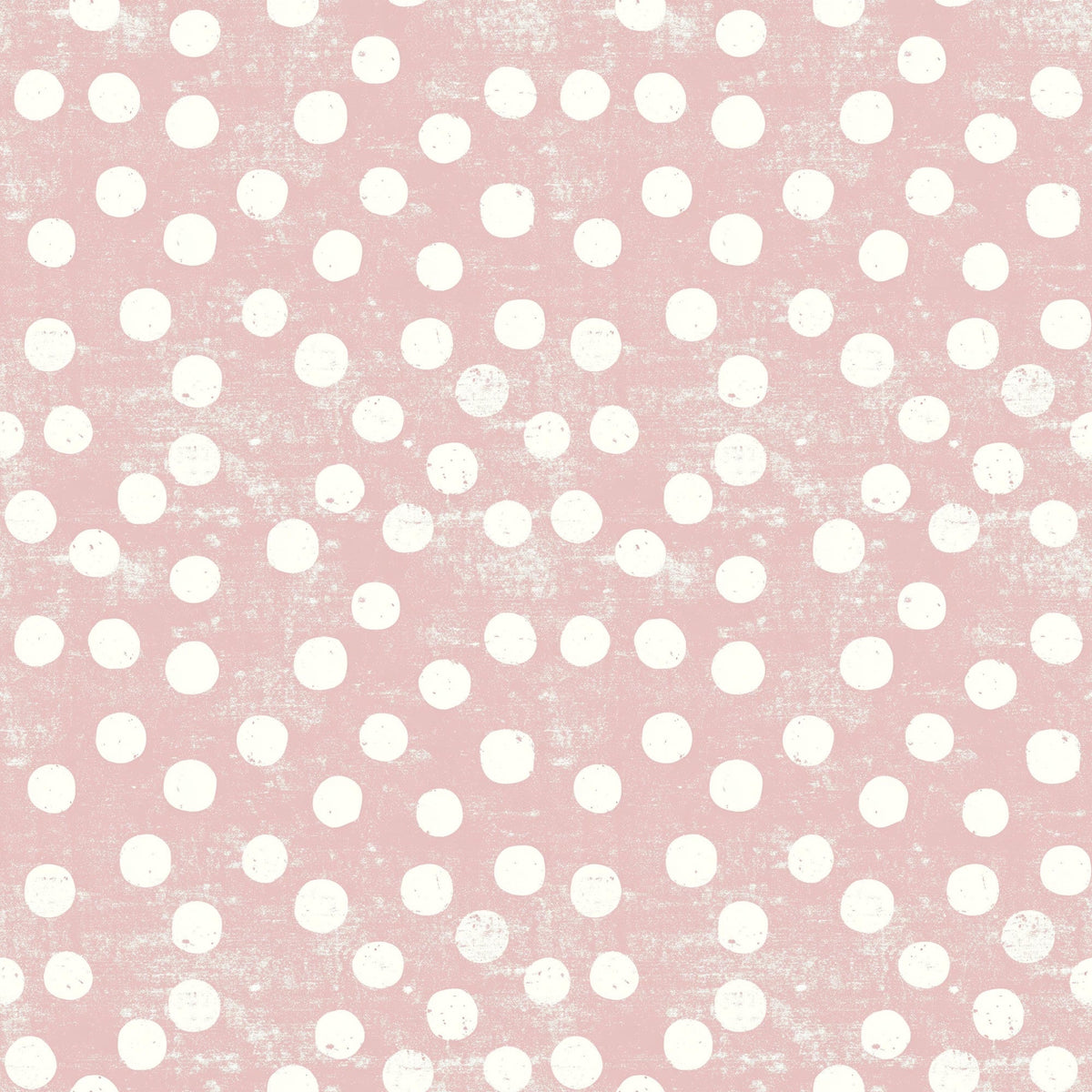vintage pink, dusty rose, cream white, polka dots, circular patterns, distressed texture, weathered finish,, fabric panel, retro style, shabby chic, feminine design, soft pastels, geometric circles, vintage aesthetic, crafting material, sewing fabric, nursery theme, romantic mood